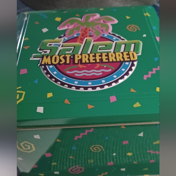 Vintage Salem cigarettes tin playing cards, coasters, cocktail napkins party. - Picture 3 of 14